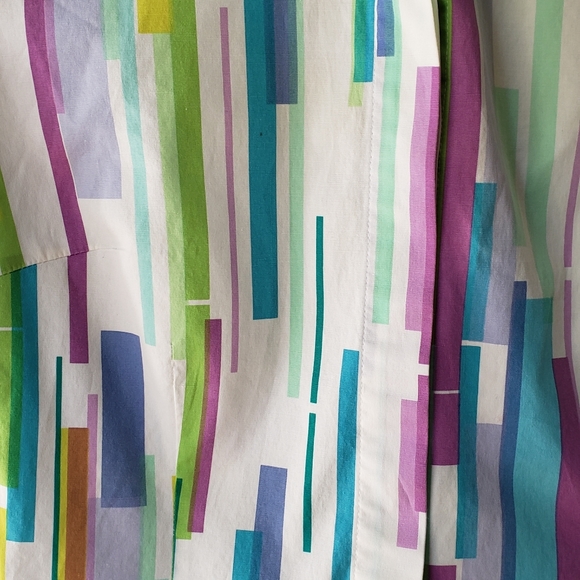 Kenzie Multicoloured Vertical Stripe Blouse - Picture 2 of 4